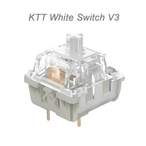 DIY Mechanical Keyboard Kang White V3 Linear Switches KTT Keyboard Switch