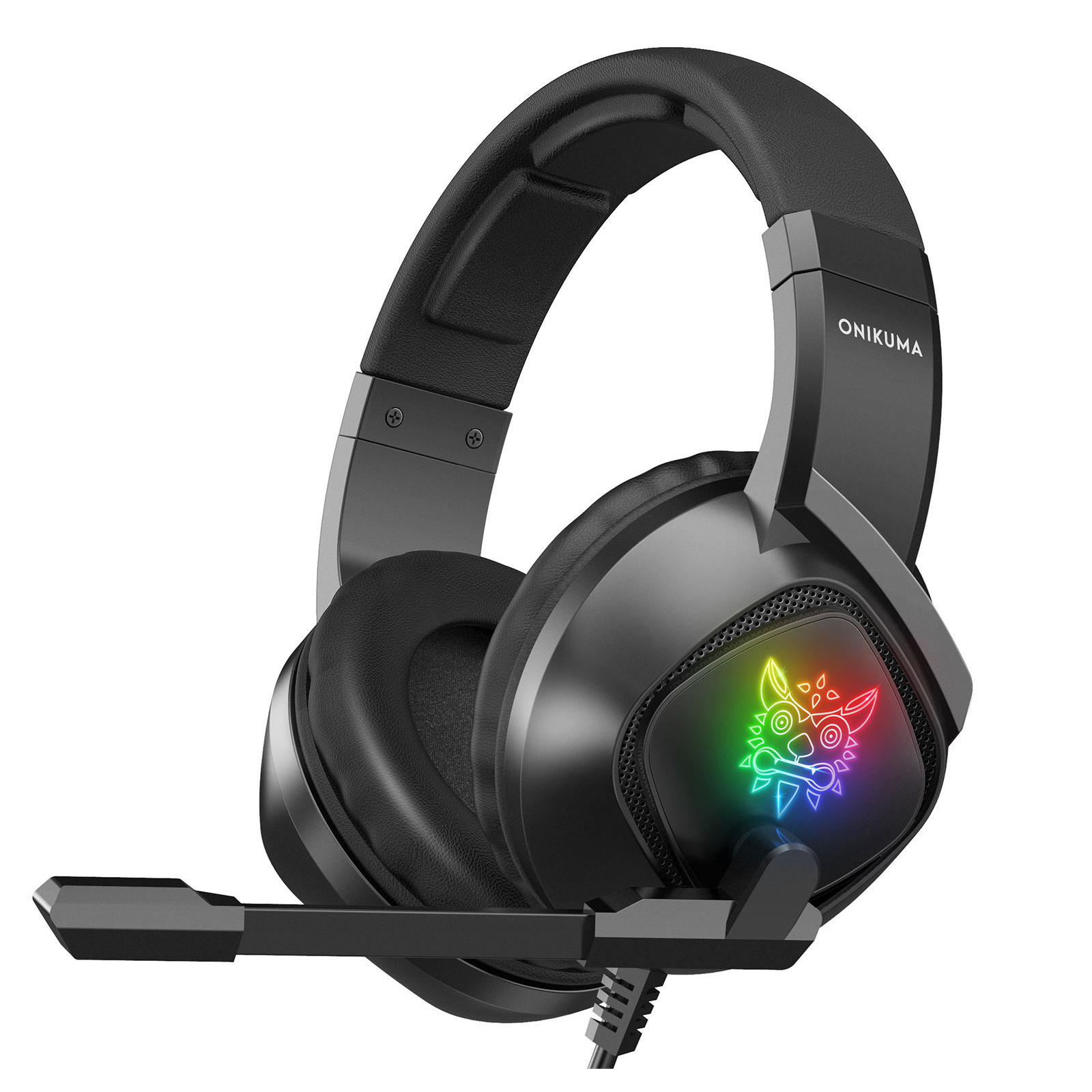 Onikuma K19 USB 7.1 RGB Light Computer Phone Waterproof Custom Gaming Headset