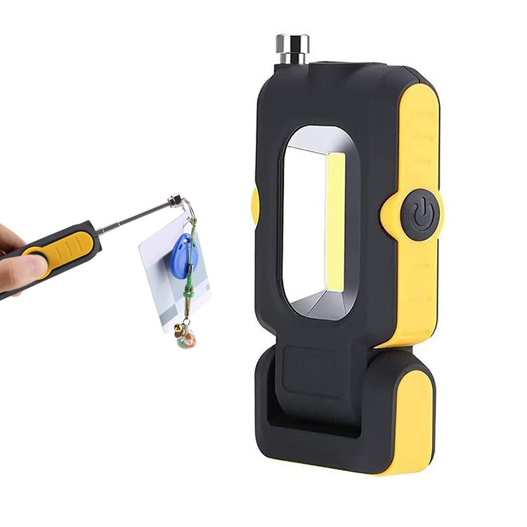 Rubberized Handy Mini Work Lights Rechargeable Magnetic Mechanic Light Portable Led Worklight For Camping Car Repairing