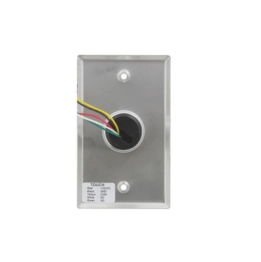 115*70mm 91*28mm Stainless steel Self-reset electronic access control system door opening touch button exit switch