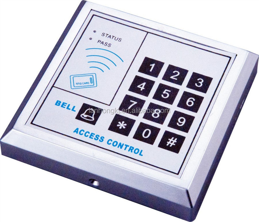 Square 2000 Users 125KHz rfid door lock keypad Access Control System