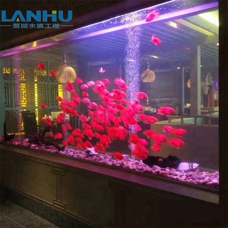 Transparent Large  Clear Lucite Rectangle Acrylic Fish Tank  Aquarium for Sale