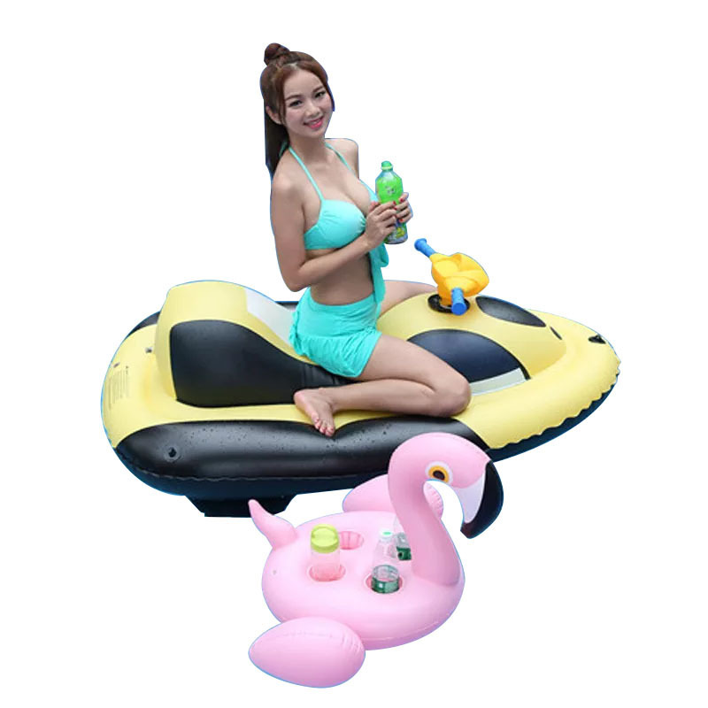 BSCI Cheap price Inflatable aluminium floor rigid boat and Inflatable jet skis  for sale