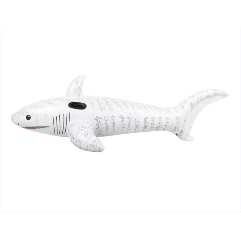 BSCI Customized acceptable Summer Pool and Beach water toys Inflatable Shark Ride On Pool Float for fun