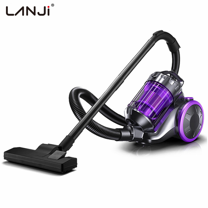 LANJI Vacuum Cleaner OEM  Wholesale Super Suction Corded Bagless Cyclone Canister Vacuum Cleaner for Hard Floor Carpet