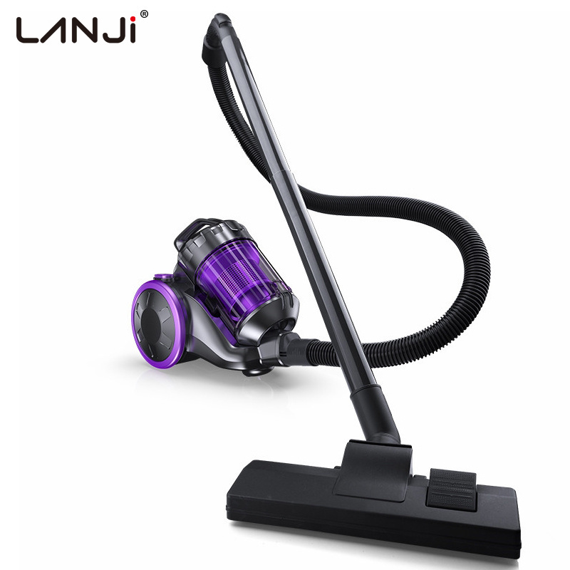 LANJI Vacuum Cleaner OEM  Wholesale Super Suction Corded Bagless Cyclone Canister Vacuum Cleaner for Hard Floor Carpet