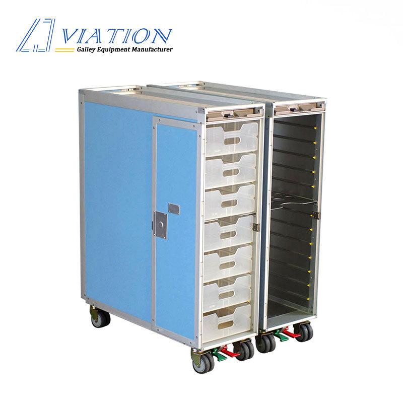 Aluminum Food Aircraft Metal Trolley/Cart