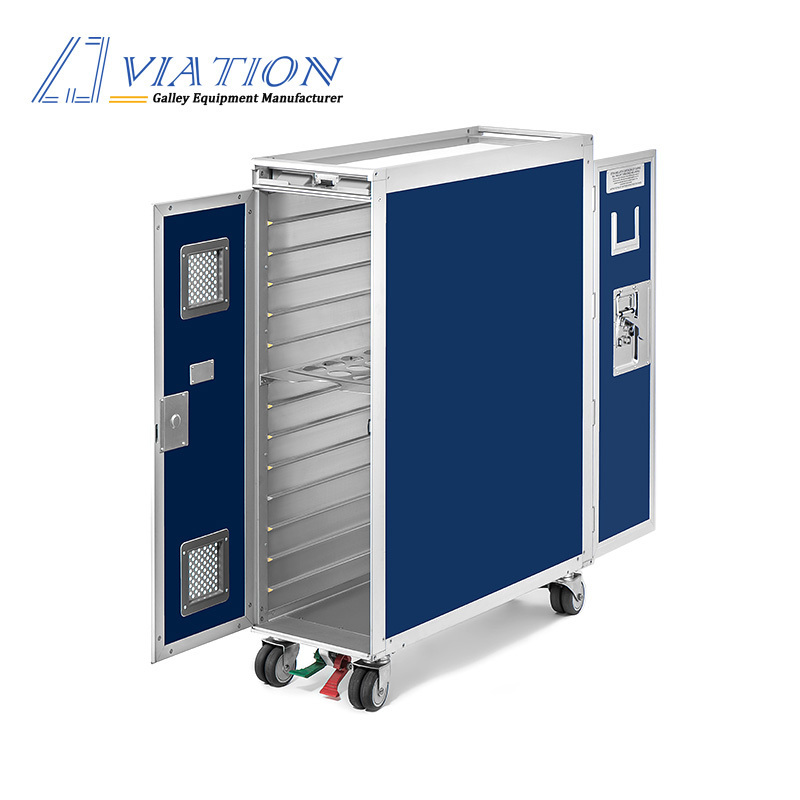 Aircraft trolley cart airline carts for sale catering meal cart