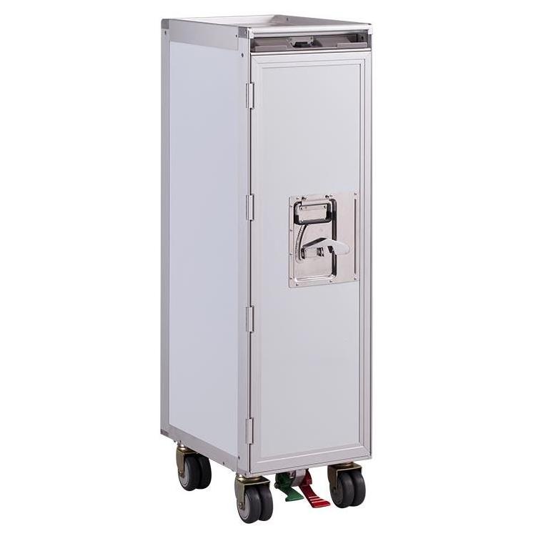 plane galley cart aluminum half full size beverage food water cart train airline catering trolley trays with wheels