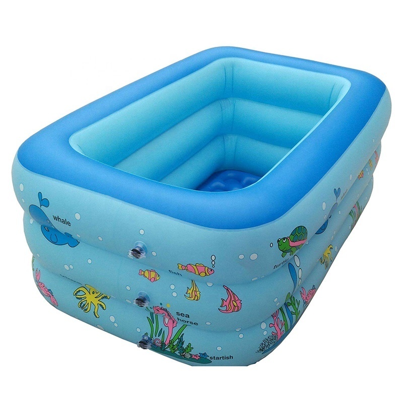 customized plastic inflatable swimming pool outdoor portable PVC Inflatable swimming pool For children adult