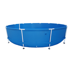 500L Small Size Portable Metal frame swimming pool round steel frame Pool for outdoors