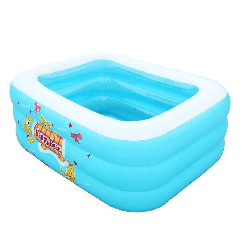 customized plastic inflatable swimming pool outdoor portable PVC Inflatable swimming pool For children adult