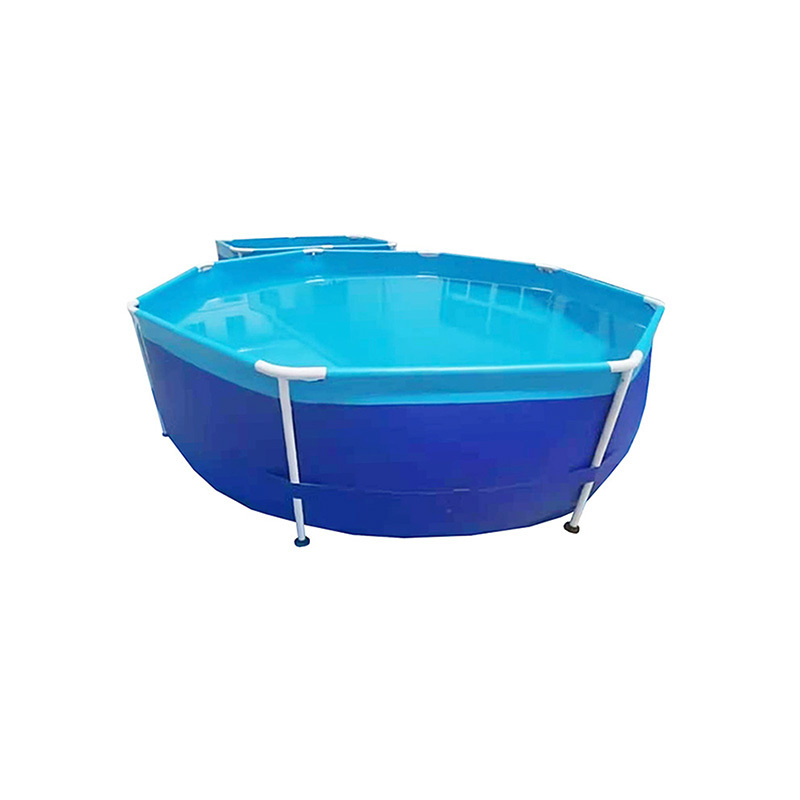 500L Small Size Portable Metal frame swimming pool round steel frame Pool for outdoors