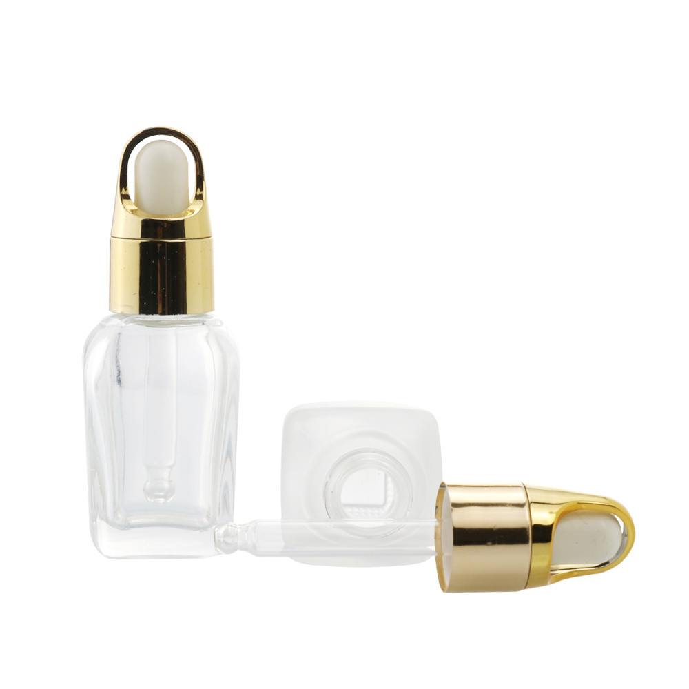 Good Price Glass Serum Square 100ml Attar Empty Cuticle Facial Anointed Drip Lip Essential Oil Bottle With Dropper