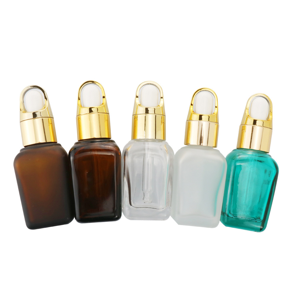 Good Price Glass Serum Square 100ml Attar Empty Cuticle Facial Anointed Drip Lip Essential Oil Bottle With Dropper