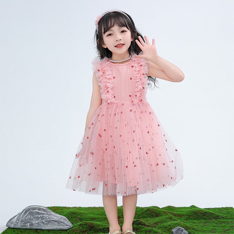 Girls tutu Dresses New Children's Tulle Princess Tulle Infant Party Birthday Ball Gown Dresses for Children's Clothing