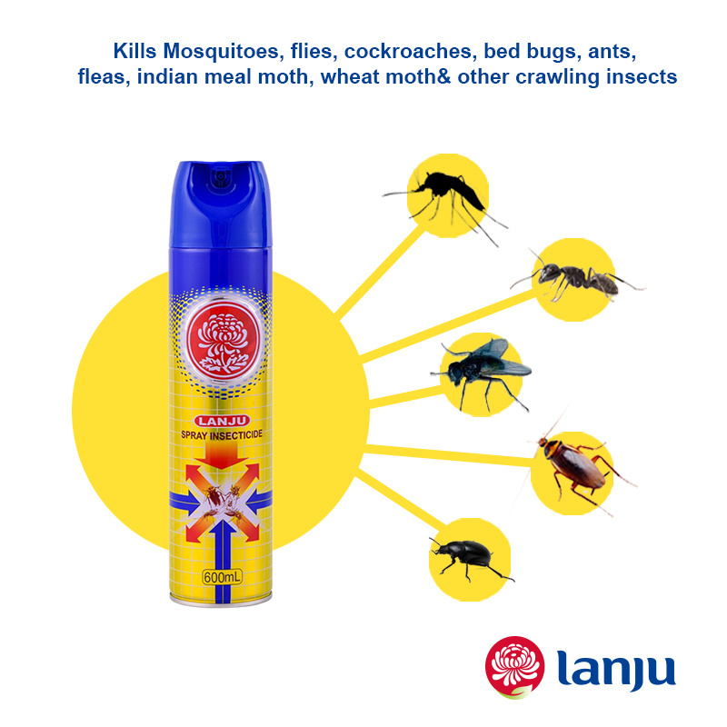 Free Sample Anti Mosquito Repellent Cockroach Bugs Insecticide Aerosol Spray