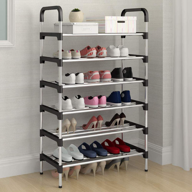 XJ-20 Professional Manufacturer Classic For Store Sale Ferroalloy Non-Woven Fabric Storage Shoe Racks