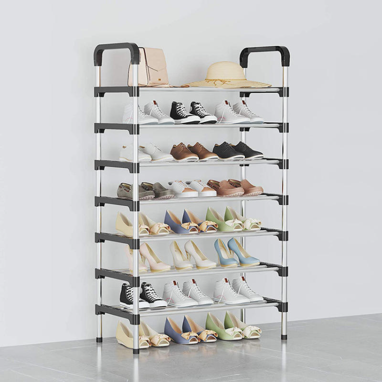 XJ-20 Professional Manufacturer Classic For Store Sale Ferroalloy Non-Woven Fabric Storage Shoe Racks