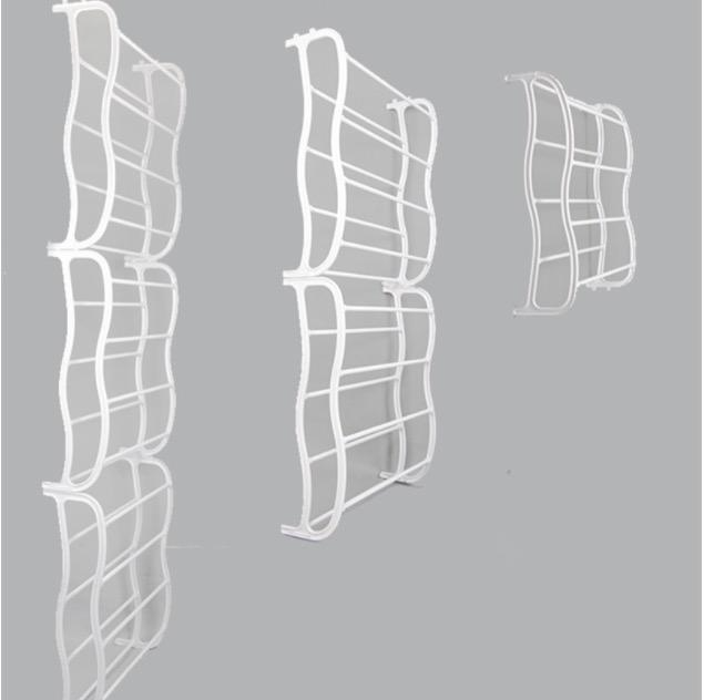 XJ-27 12 Layer 36 Pairs Organizer Storage Plastic Metal Foldable Living Display Hanging Wall Mounted Over The Door Shoe Racks