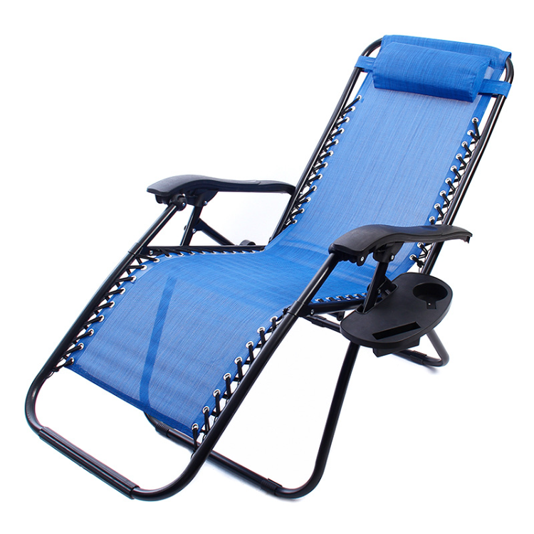 STY-01 Outdoor Garden patio office leisure beach recline zero gravity massage chair sunshade beach lounge folding bed