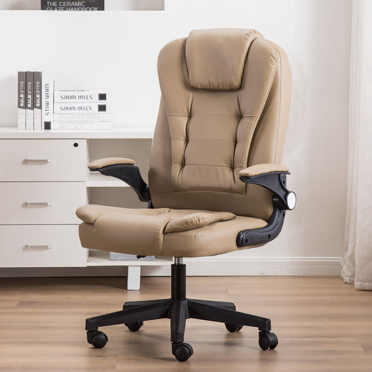 BGY-08 Ergonomic Back Design Office ChairExecutive Computer Swivel Polyurethane Leather High Back ChairEmployee Conference Chair