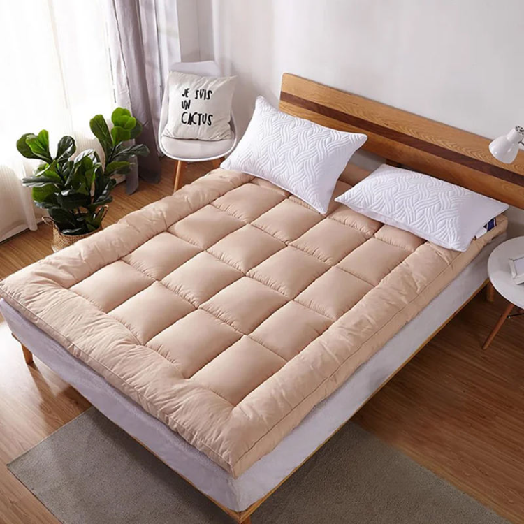 CD-09 High quality Polyester Mattress Soft Healthy Down Alternative Mattress topper 10cm Thick Mattress Costumeized