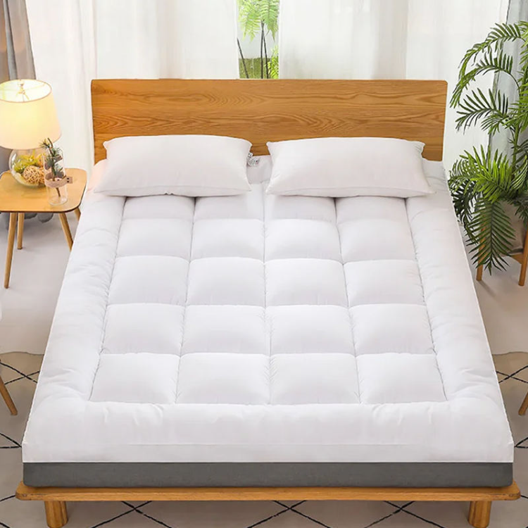 CD-09 High quality Polyester Mattress Soft Healthy Down Alternative Mattress topper 10cm Thick Mattress Costumeized