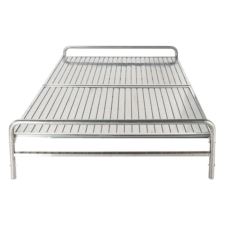 JSC-22 1.9m long 0.9m wide factory direct sale stainless steel folding bed home bed