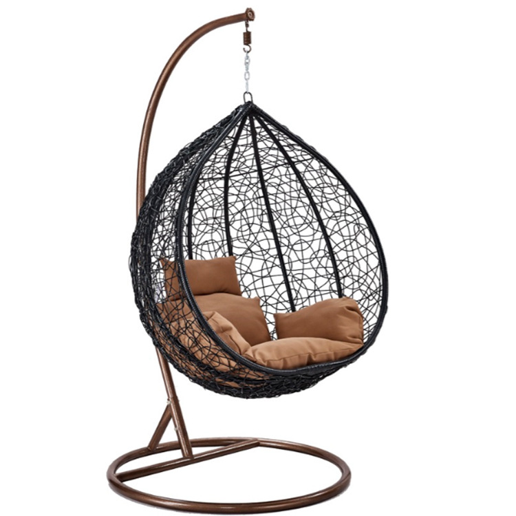 HHQQ-05 Manufacture swing chair out door indoor in modern style Canopy Customized folding swing chair for relaxing