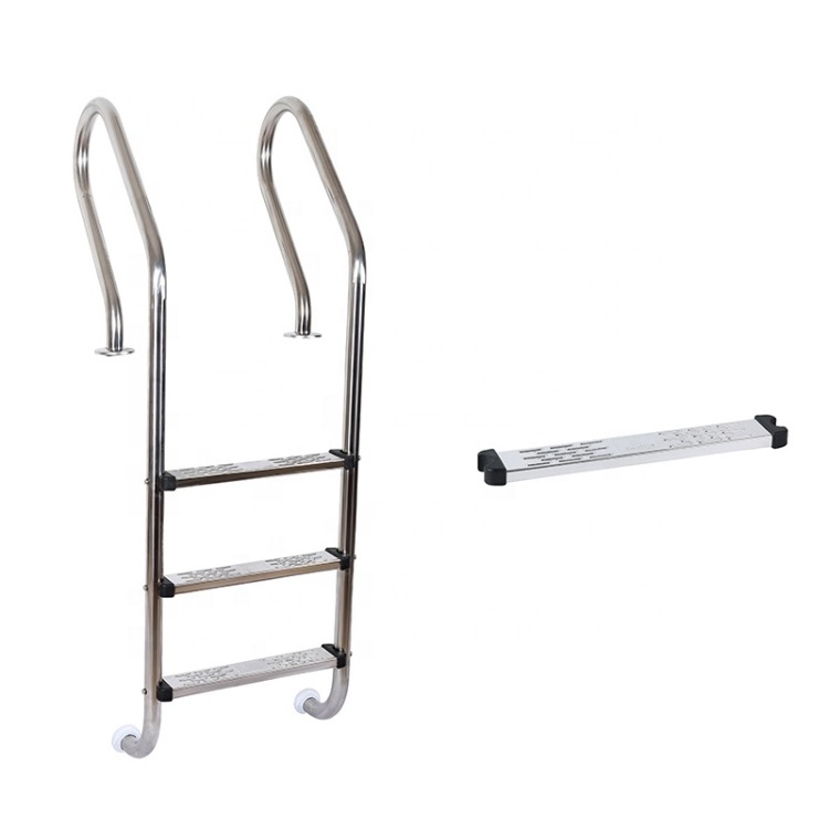 Fashion Ladder 2 Steps Sf 215 Stainless Steel Villa Pool Ladder Pedal Safety Swim For Pool Swimming Outdoor