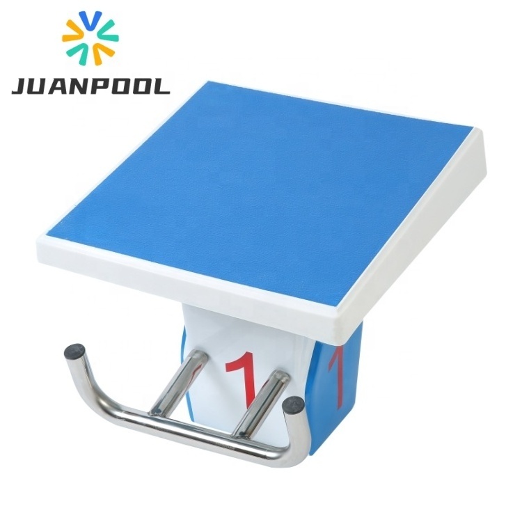 Durable Diving Platform Fiberglass 304 Swim Luxury Starting Blocks Athletics Water Fun For Swimming Pool Parts