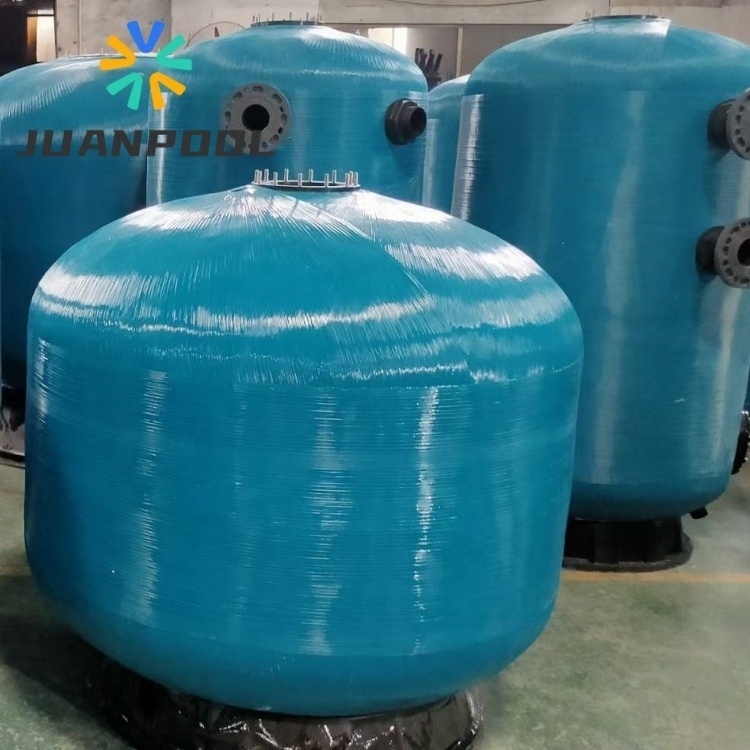 Trade Assurance Supplier Blue 1200Mm Reinforced Fiberglass Large Pool Filter Water Treatment Pond