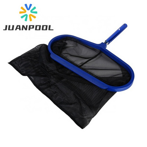 Durable Pool Skimmer Nets Plastic Pool Cleaning Accessories Hotel Swimming Extra Wide Leaf Net Adjustable Leaf Rake For Piscine