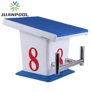 Best Selling Block Starts Indoor Non-Slip Swimming Pool Fiberglass Starting Block Athletics Villa Pool