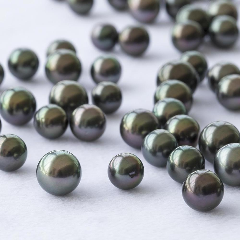 8-11mm Seawater Tahitian round shape pearl loose pearls wholesale natural pearls for making jewelry