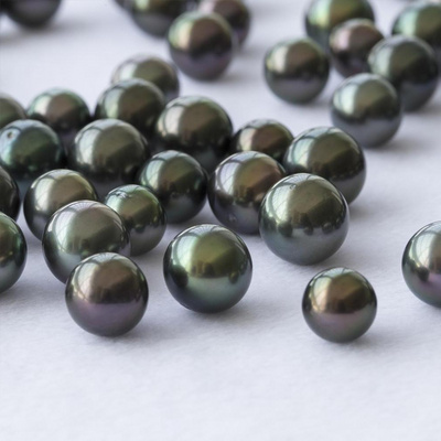 8-11mm Seawater Tahitian round shape pearl loose pearls wholesale natural pearls for making jewelry