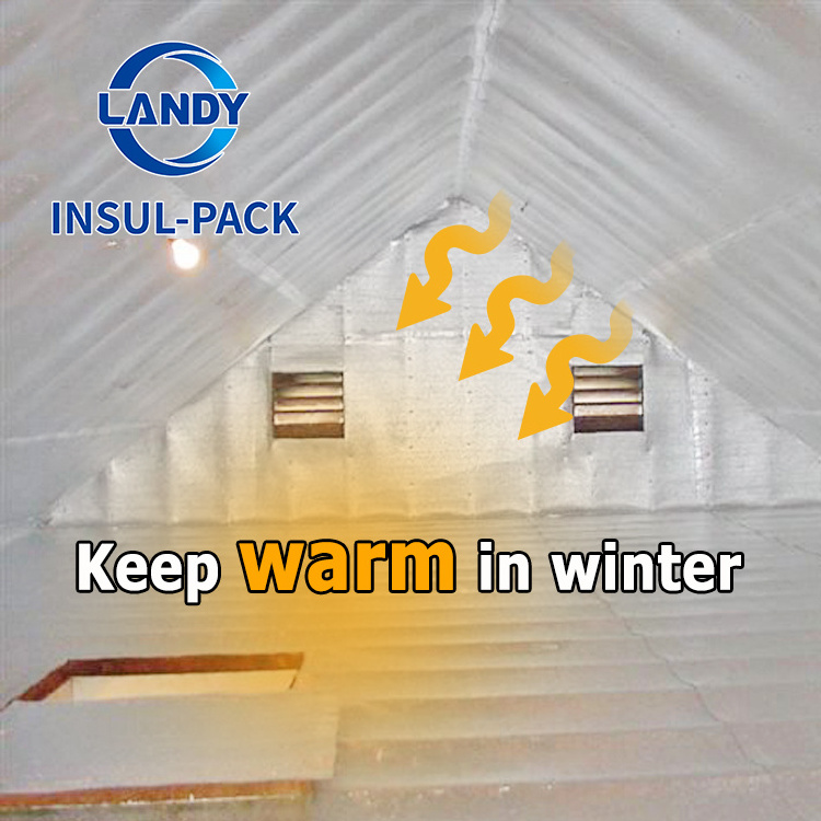 Acoustic Thermal Double Foil Epe Foam Insulation Roll For Attic