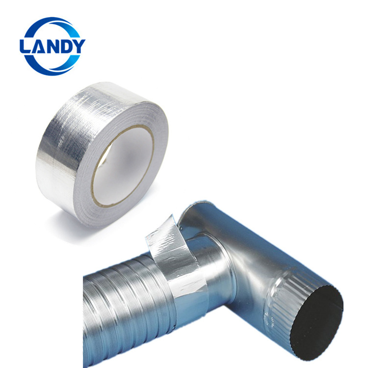 aluminum fiberglass tape fiberglass reinforced adhesive tape,300m aluminium foil insulation silver tape