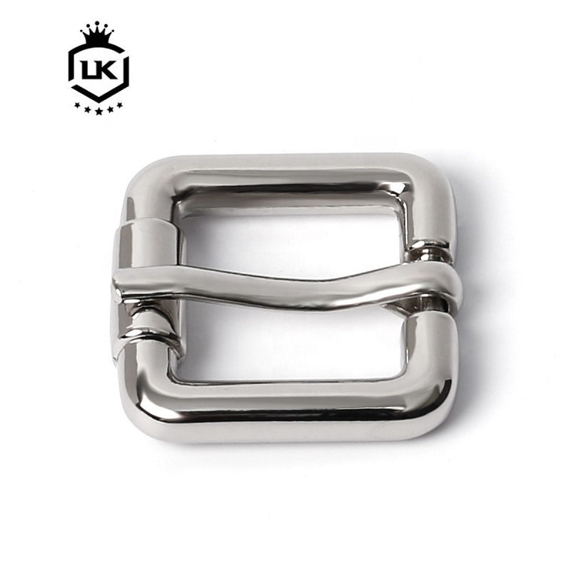 LanKe 16MM High Quality Silvery Plated Belt Buckles Customized Metal Belt Buckle