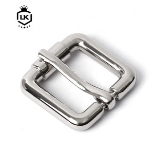 LanKe 16MM High Quality Silvery Plated Belt Buckles Customized Metal Belt Buckle