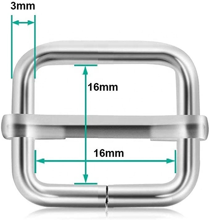 Metal Adjustable Slide Buckle Strap Triglides Slides for Making Handbag Backpack And Luggage Bag