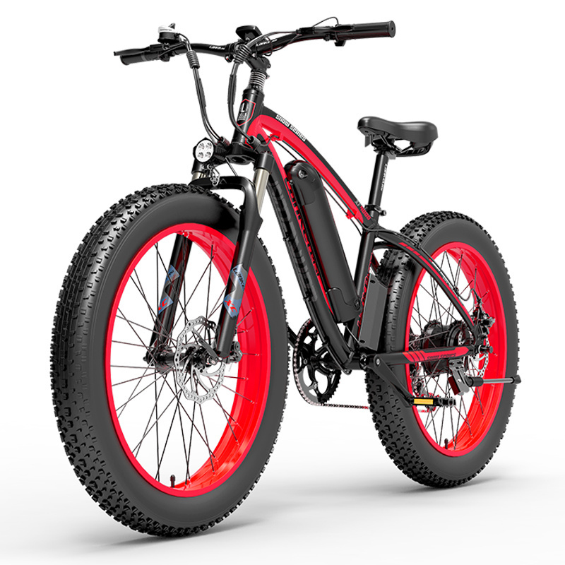 Lankeleisi XF4000 26 inches fat tire electric bike e-mountain bike 48V 16Ah lithium battery ebike bicycle