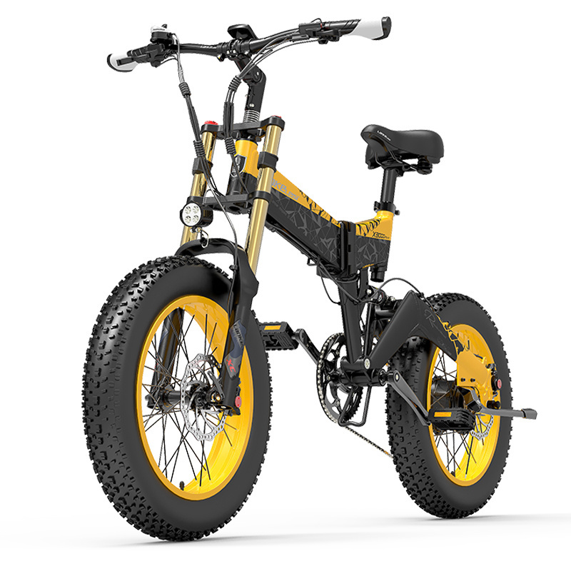 EU  warehouse stock LANKELEISI X3000PLUS-UP 20 inch folding fat tire electric bike 48v 17.5ah ebike 1000w electric bicycle