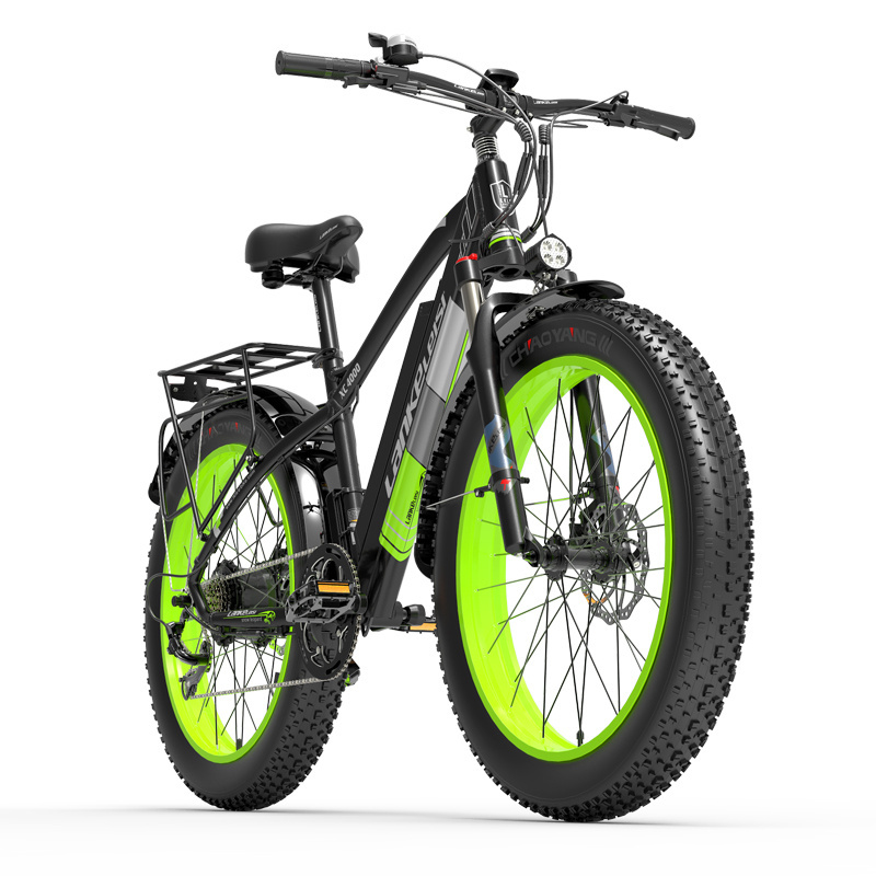 EU stock LANKELEISI XC4000 electric bike 1000w fat city ebike e mountain bike 26 inch electric bicycle