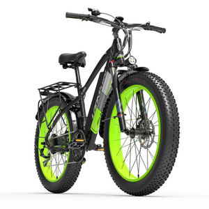 EU stock LANKELEISI XC4000 electric bike 1000w fat city ebike e mountain bike 26 inch electric bicycle