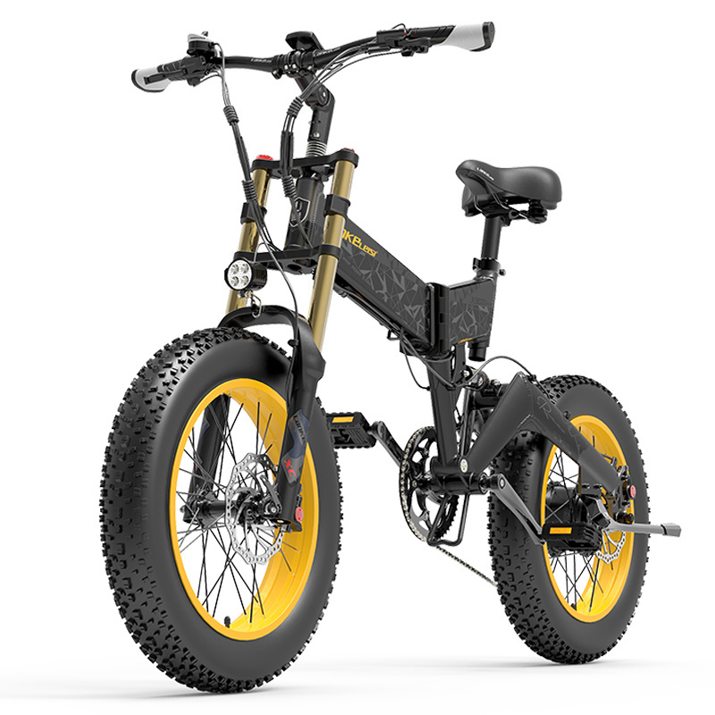 EU  warehouse stock LANKELEISI X3000PLUS-UP 20 inch folding fat tire electric bike 48v 17.5ah ebike 1000w electric bicycle