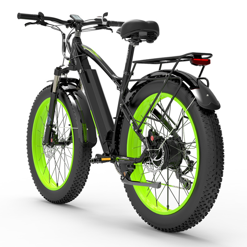 EU stock LANKELEISI XC4000 electric bike 1000w fat city ebike e mountain bike 26 inch electric bicycle