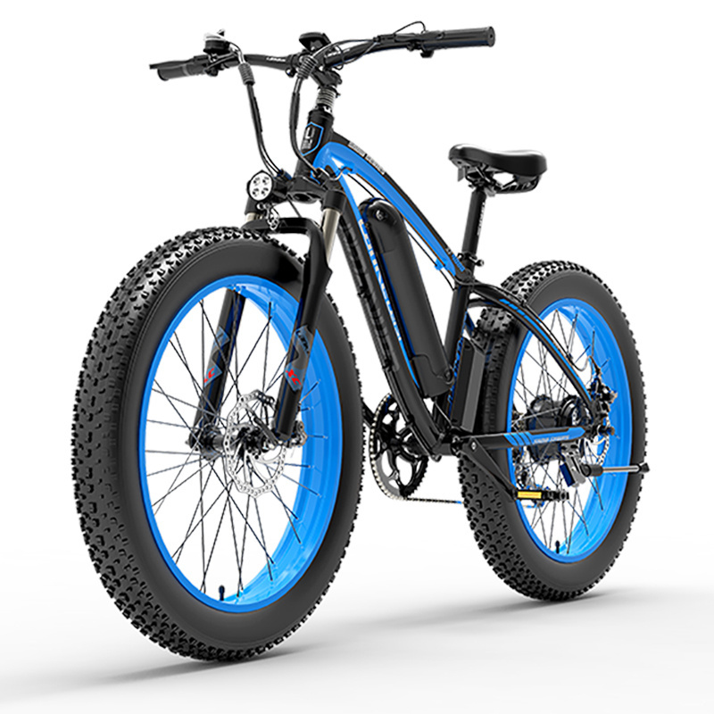 Lankeleisi XF4000 26 inches fat tire electric bike e-mountain bike 48V 16Ah lithium battery ebike bicycle