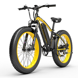 Lankeleisi XF4000 26 inches fat tire electric bike e-mountain bike 48V 16Ah lithium battery ebike bicycle